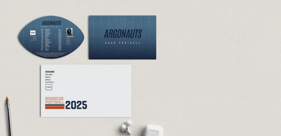 Football Shaped Magnet with Insert