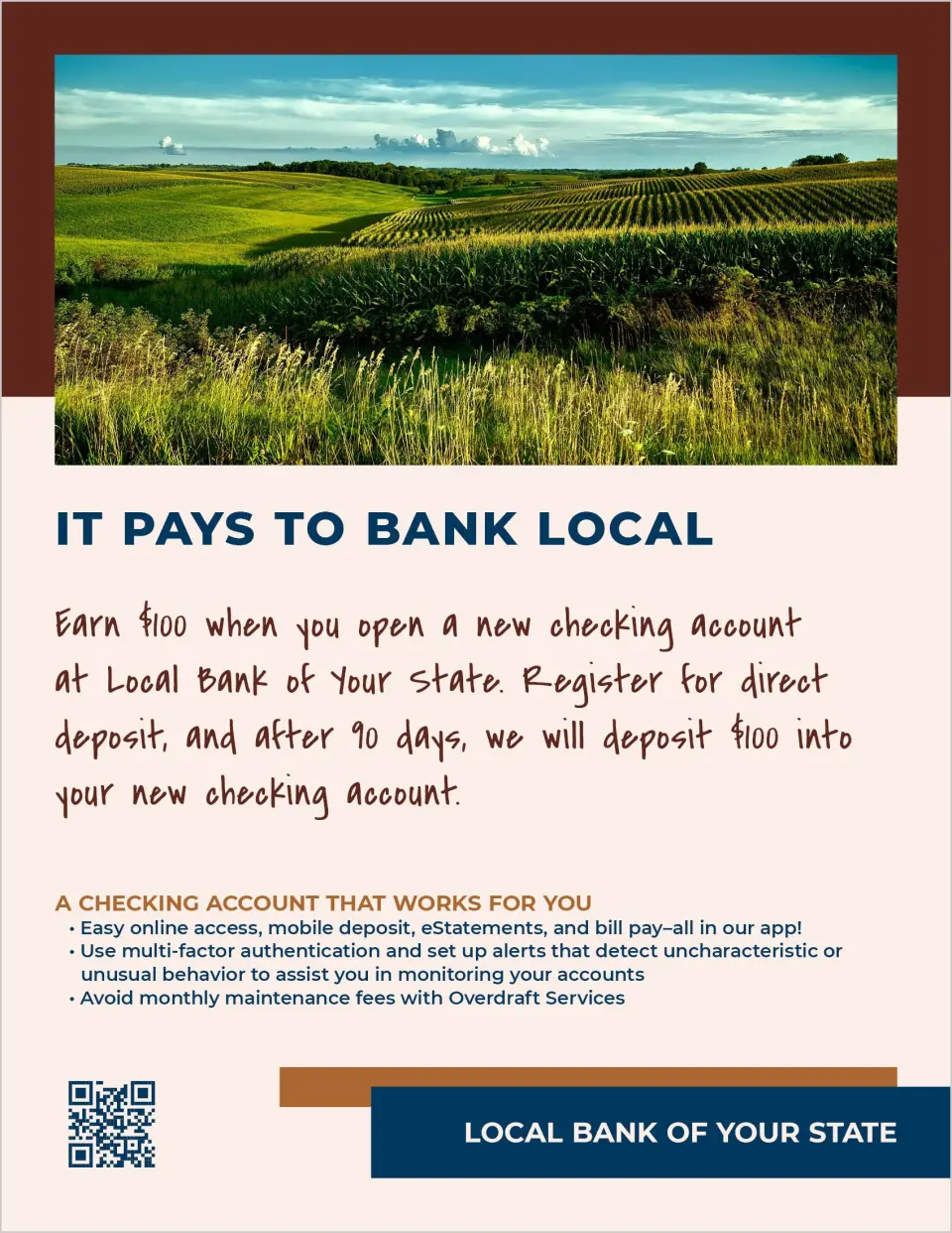 This is a 8½" x 11" Flyer called Cultivating Growth printed in full color
