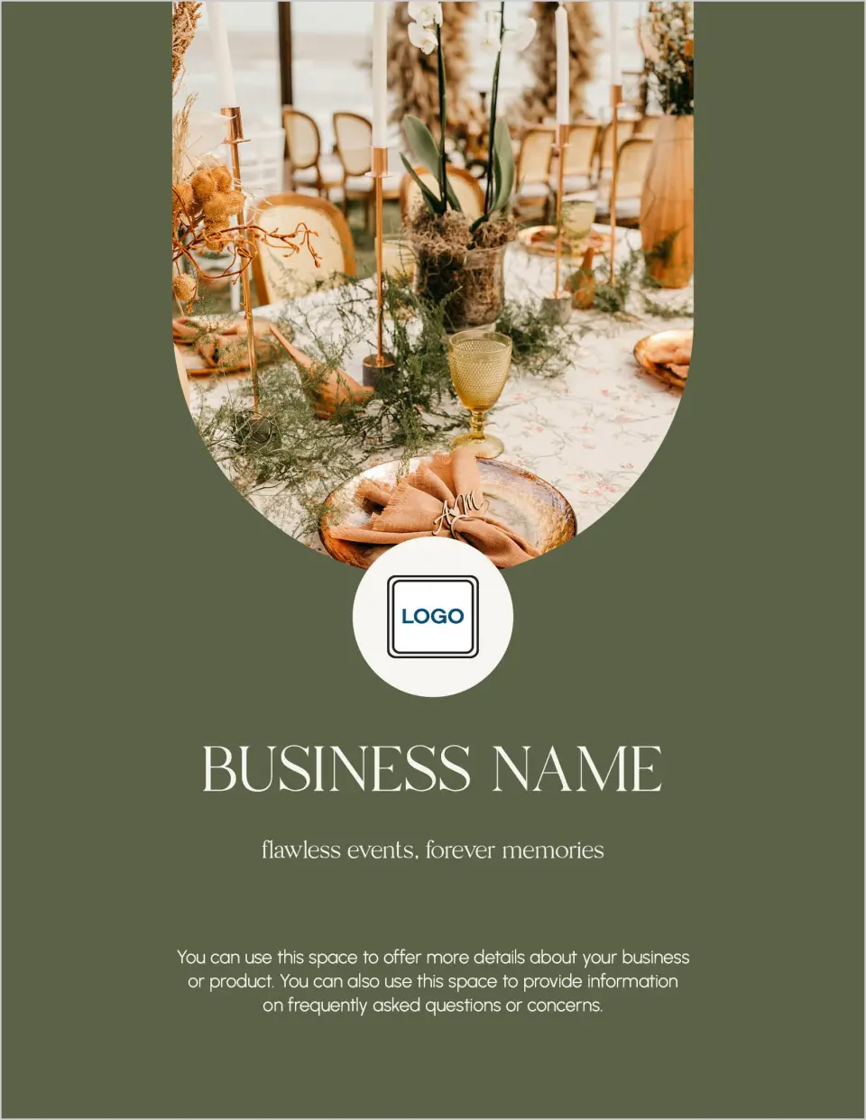 This is a 8½" x 11" Flyer called Refined Approach printed in full color