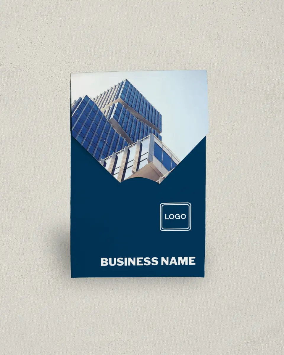 This is a 3.5" x 5.5" Business Favor Boxe called Simple Structure printed in full color