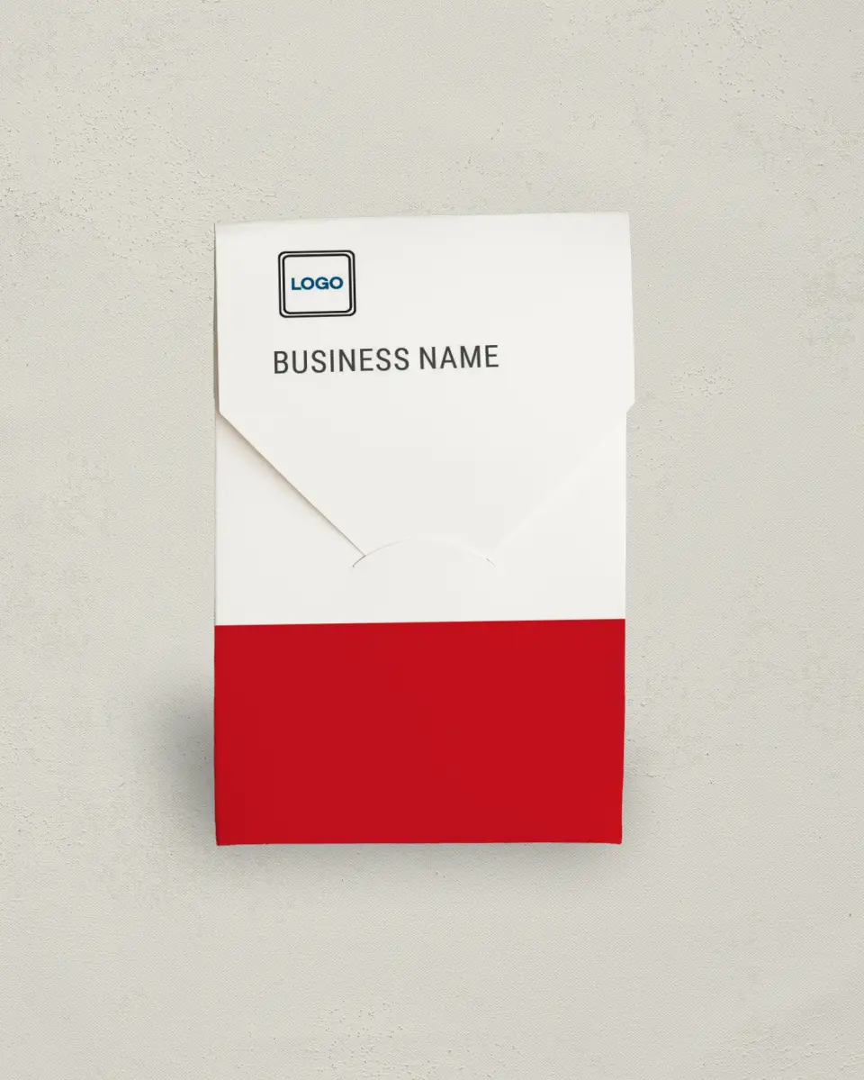 This is a 3.5" x 5.5" Business Favor Boxe called Primary Focus printed in full color