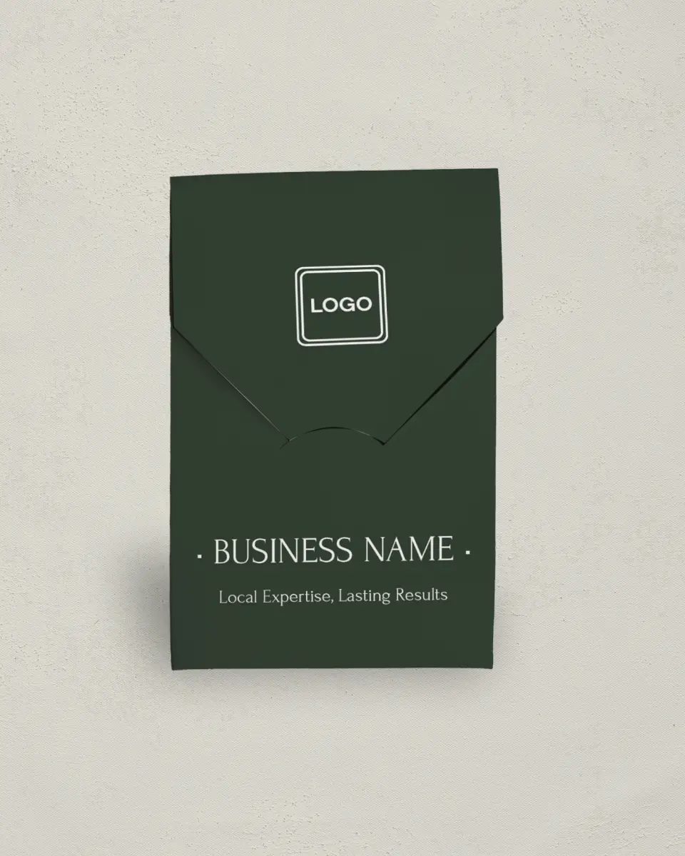 This is a 3.5" x 5.5" Business Favor Boxe called Visual Impact printed in full color