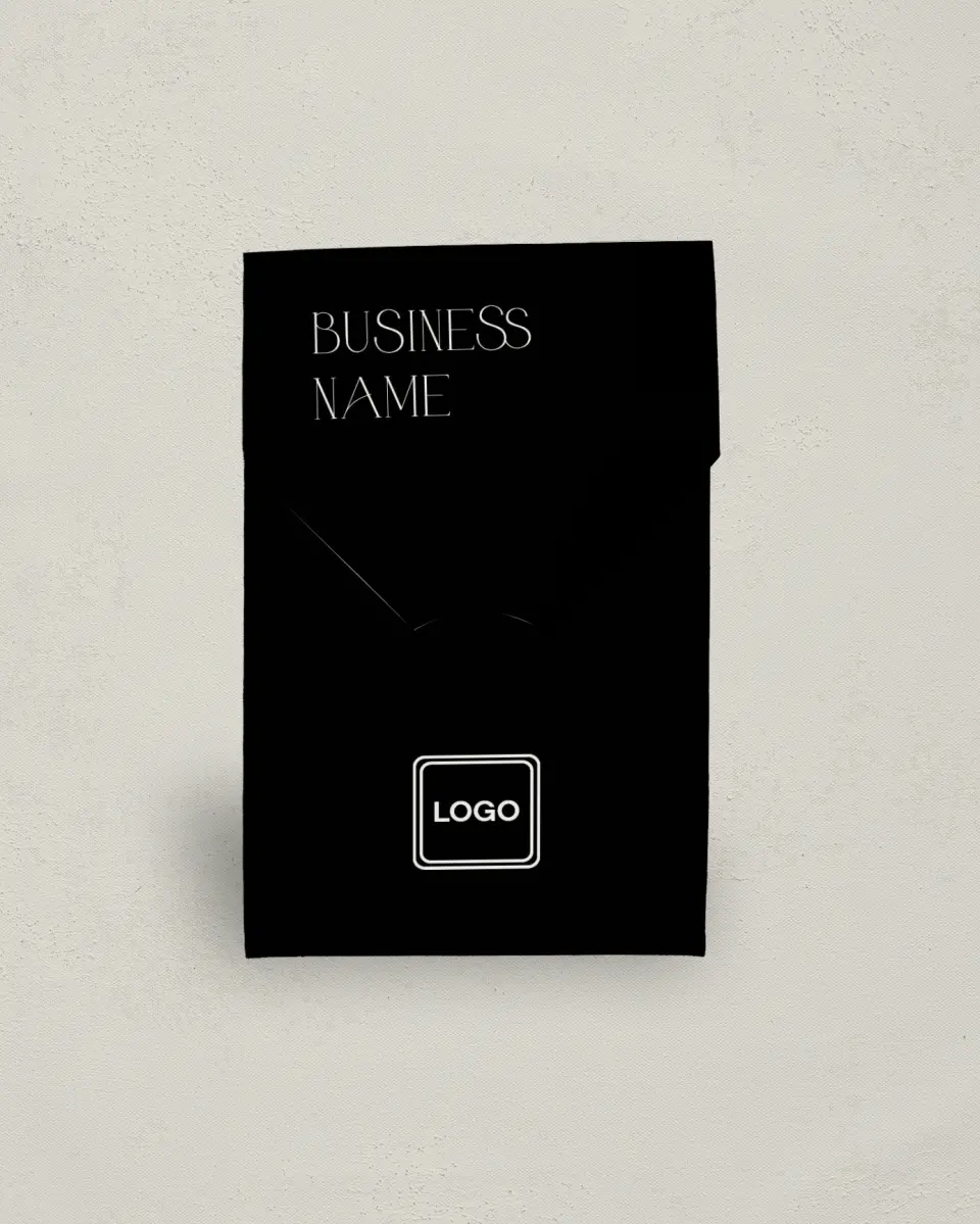 This is a 3.5" x 5.5" Business Favor Boxe called Urban Style printed in full color
