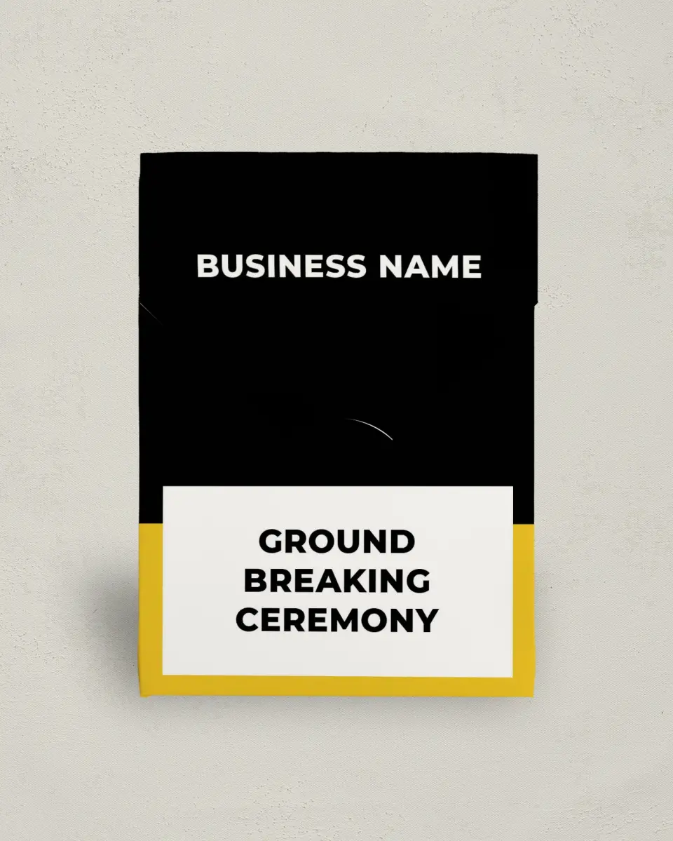 This is a 5" x 7" Business Favor Boxe called Bold Framework printed in full color