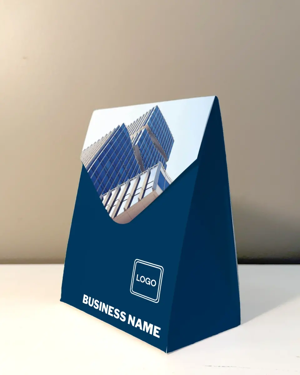 This is a 5" x 7" Business Favor Boxe called Simple Structure printed in full color