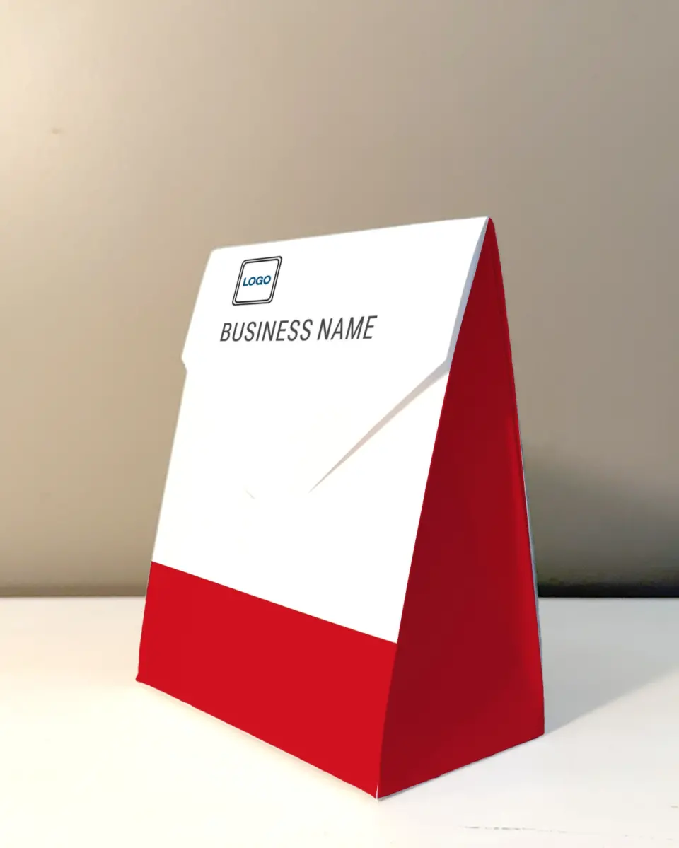 This is a 5" x 7" Business Favor Boxe called Primary Focus printed in full color with Rose Gold foil