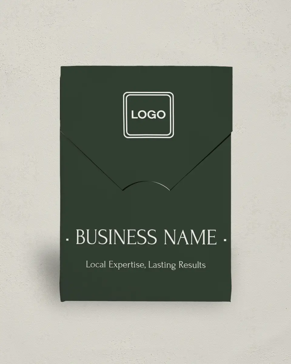This is a 5" x 7" Business Favor Boxe called Visual Impact printed in full color