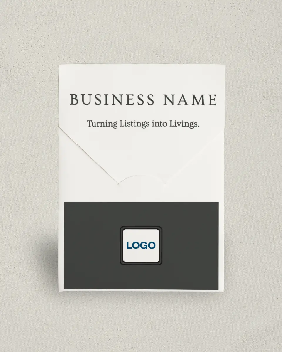 This is a 5" x 7" Business Favor Boxe called Sleek Perspective printed in full color