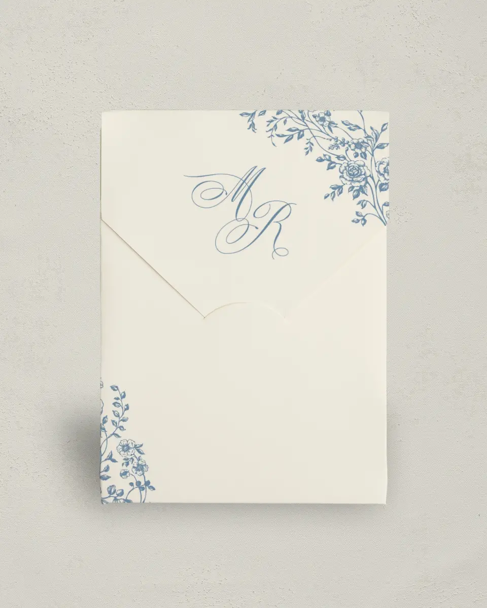 This is a 5" x 7" Wedding Favor Boxe called Vintage Reverie printed in full color