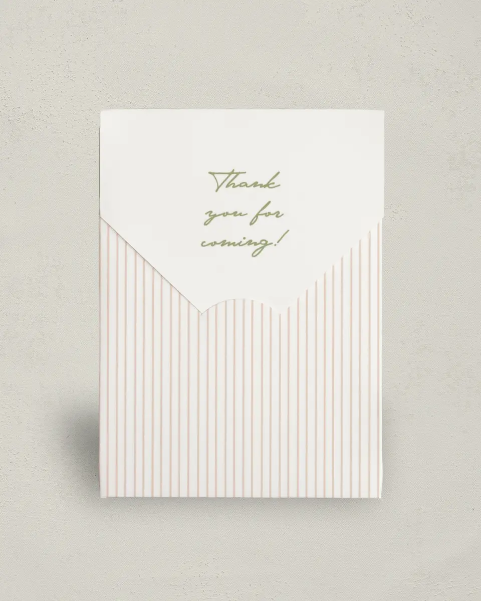 This is a 5" x 7" Wedding Favor Boxe called Verdant Romance printed in full color
