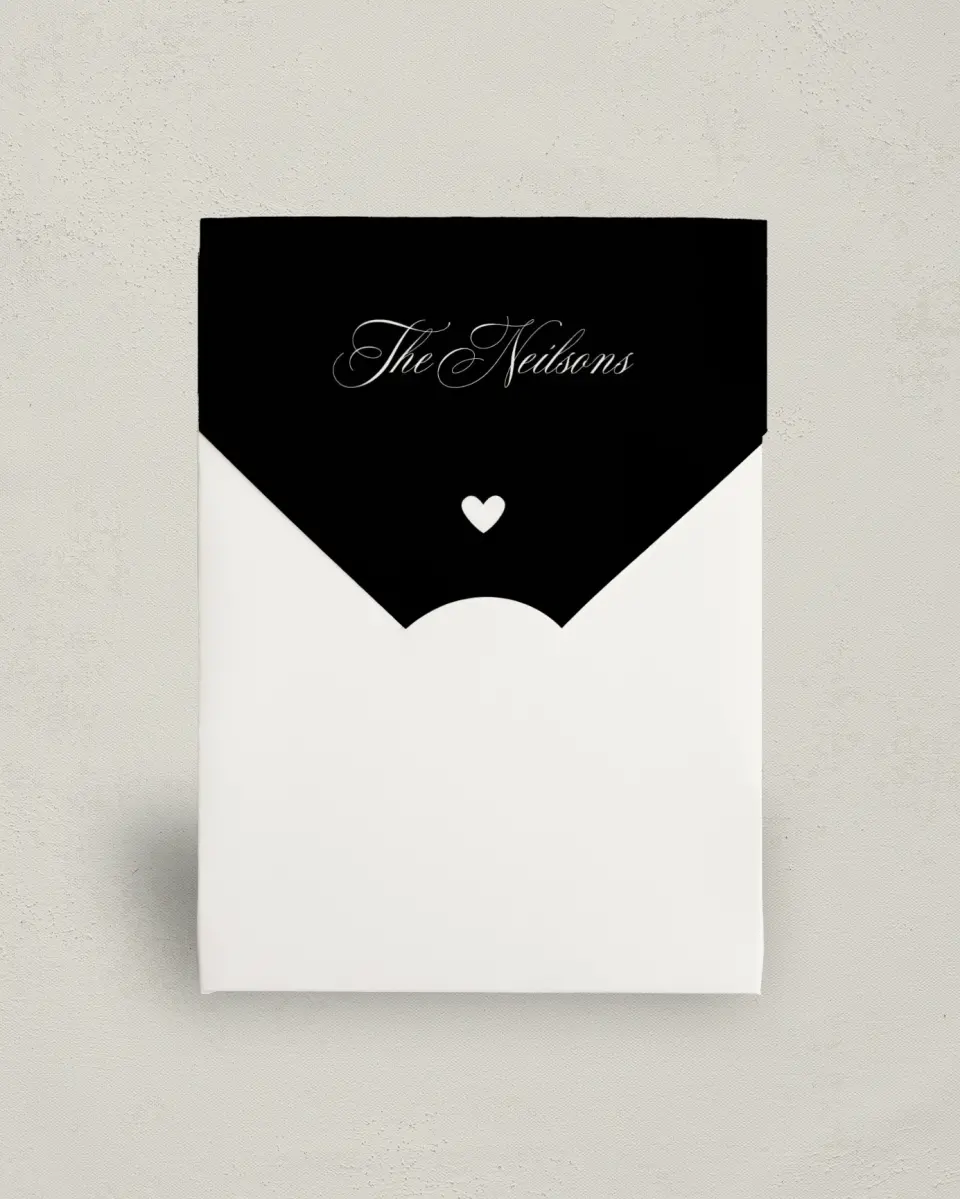 This is a 5" x 7" Wedding Favor Boxe called Elevated Vegas printed in full color