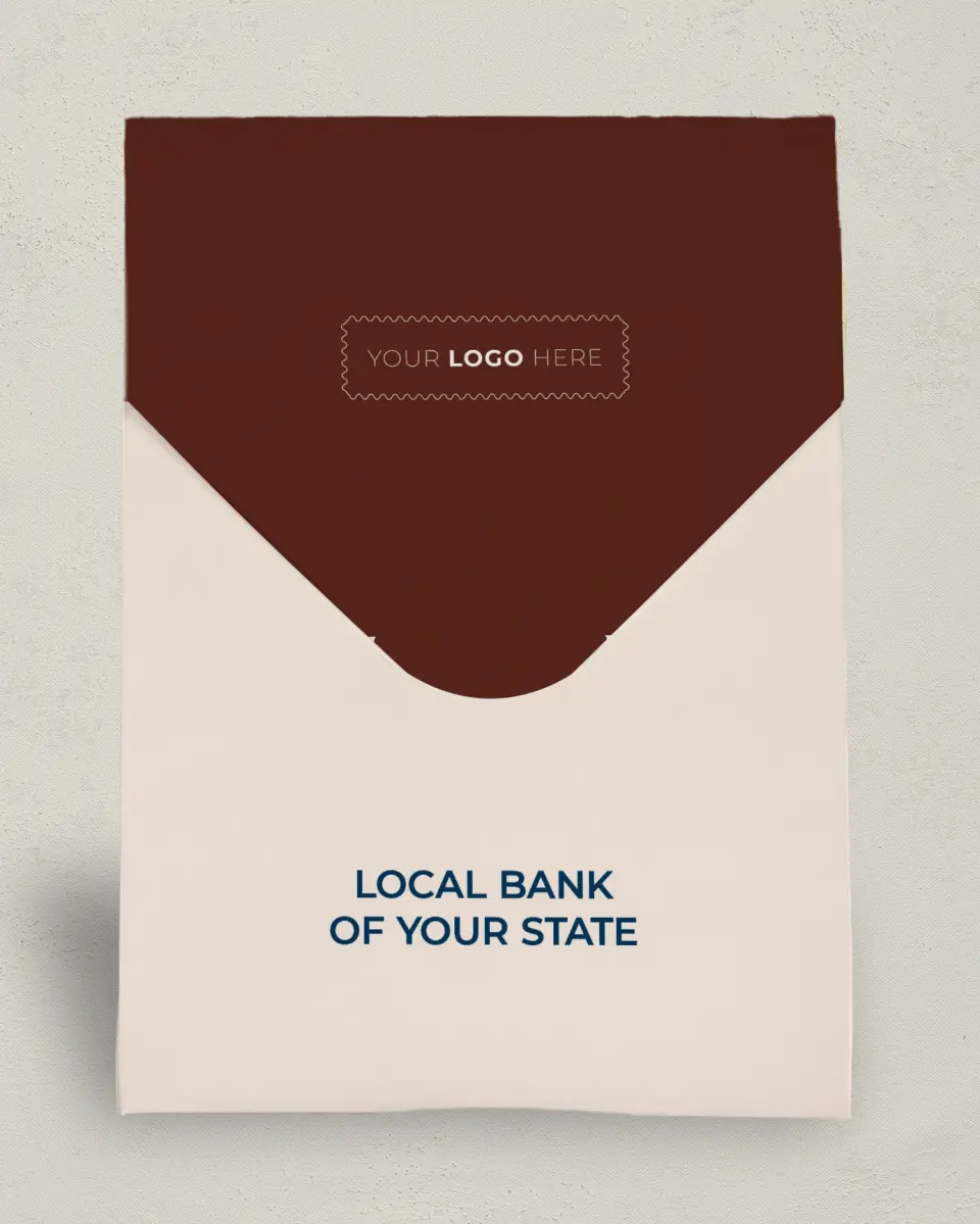 This is a 6.5" x 9" Business Favor Boxe called Cultivating Growth printed in full color