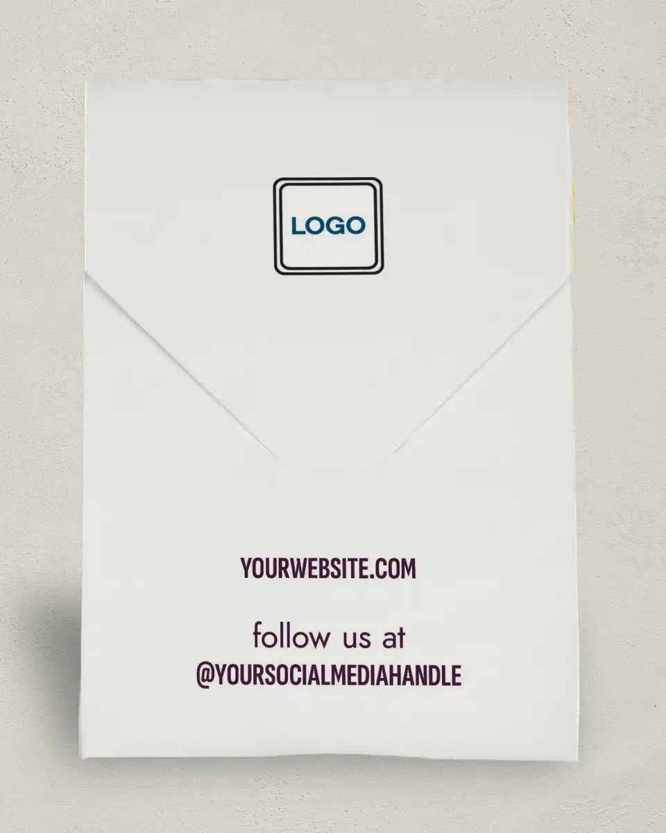 This is a 6.5" x 9" Business Favor Boxe called Sharp Structure printed in full color