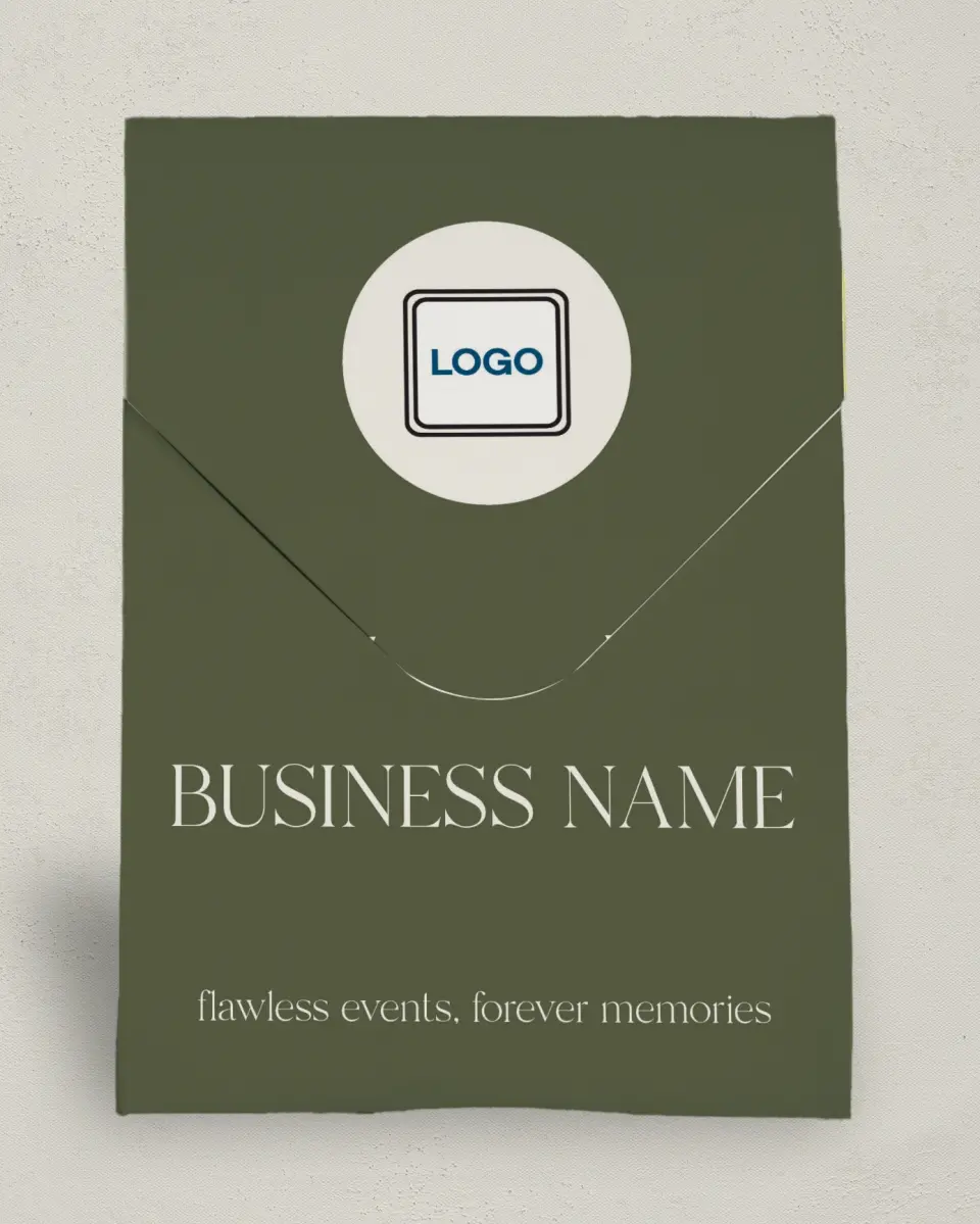 This is a 6.5" x 9" Business Favor Boxe called Refined Approach printed in full color
