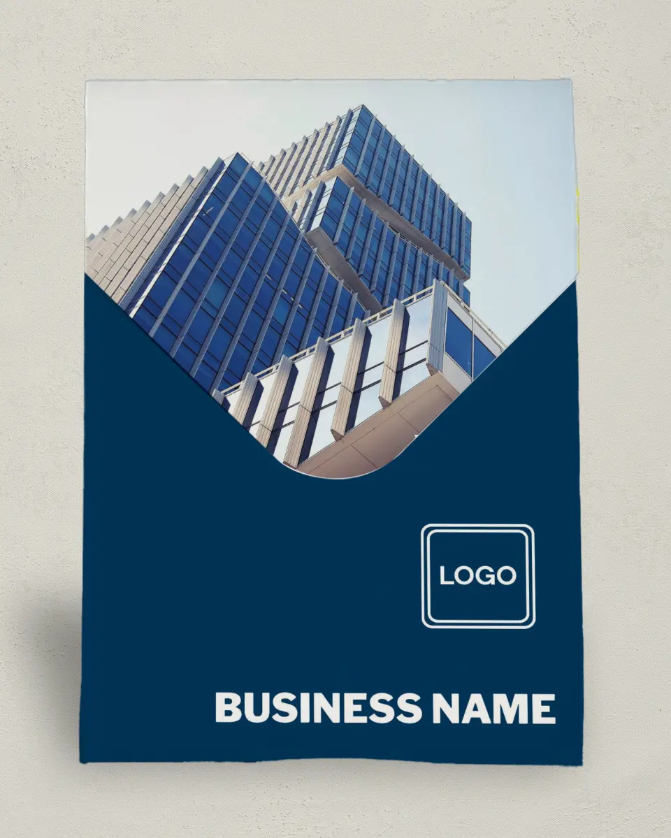 This is a 6.5" x 9" Business Favor Boxe called Simple Structure printed in full color