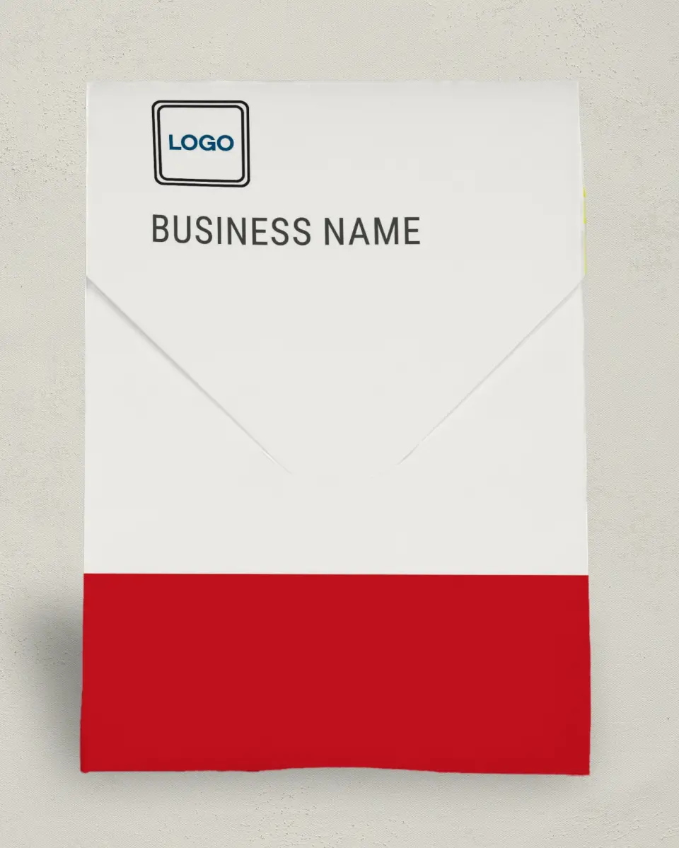 This is a 6.5" x 9" Business Favor Boxe called Primary Focus printed in full color