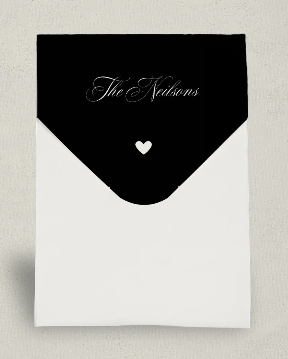 This is a 6.5" x 9" Wedding Favor Boxe called Elevated Vegas printed in full color