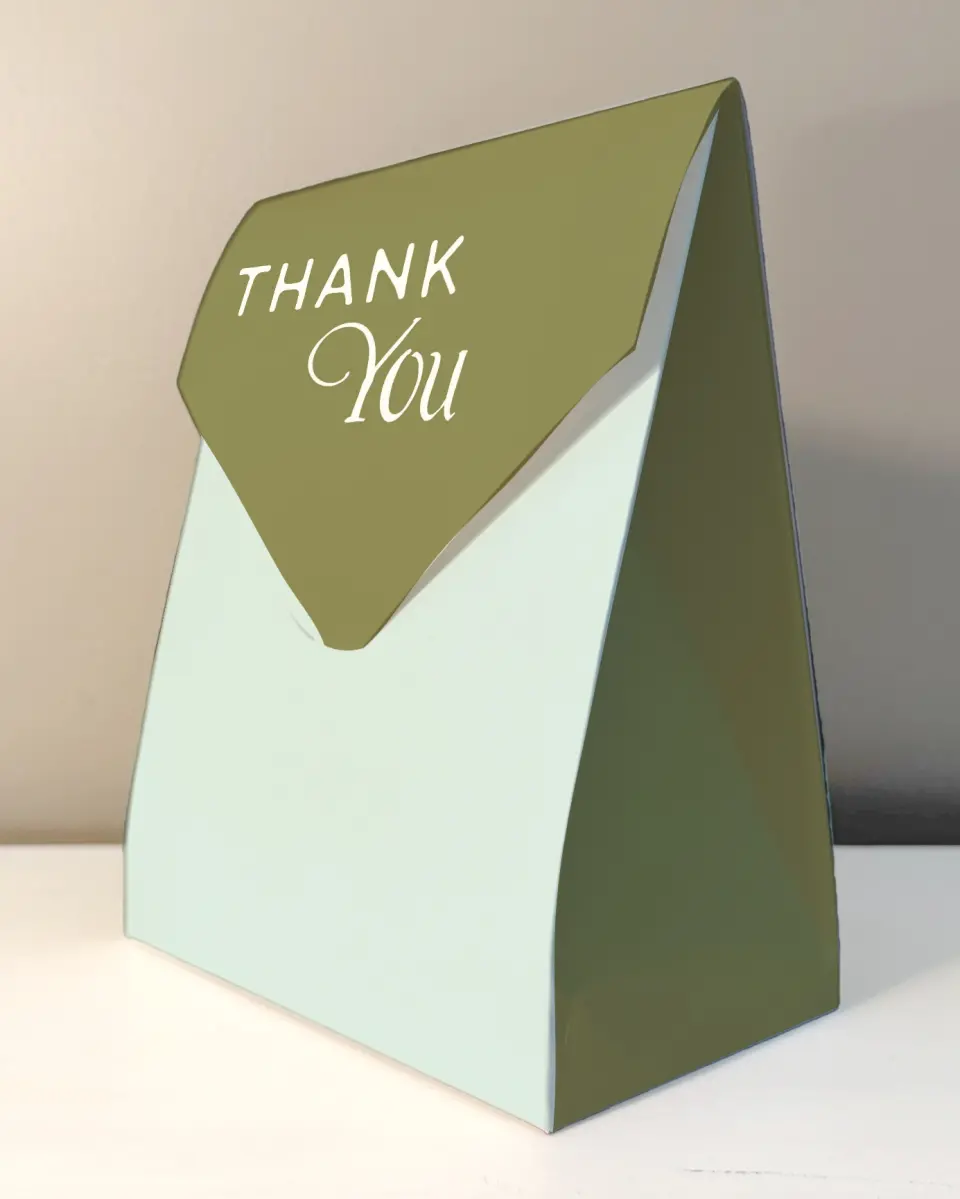 This is a 6.5" x 9" Wedding Favor Boxe called The Rosemary printed in full color