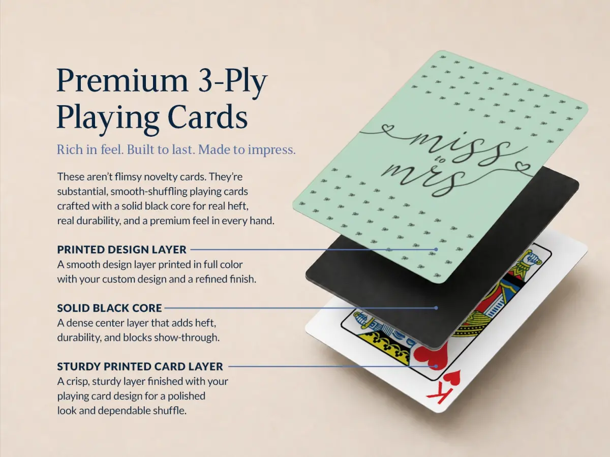 Wedding Playing Cards