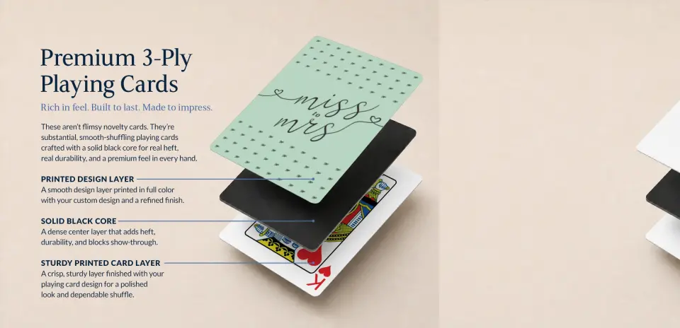 Wedding Playing Cards