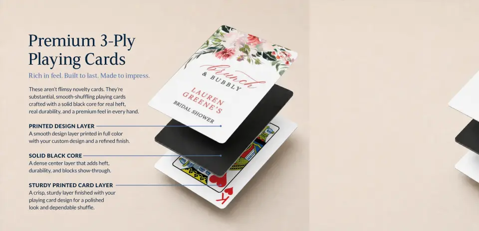 Wedding Playing Cards