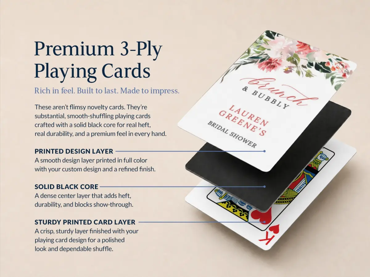 Wedding Playing Cards
