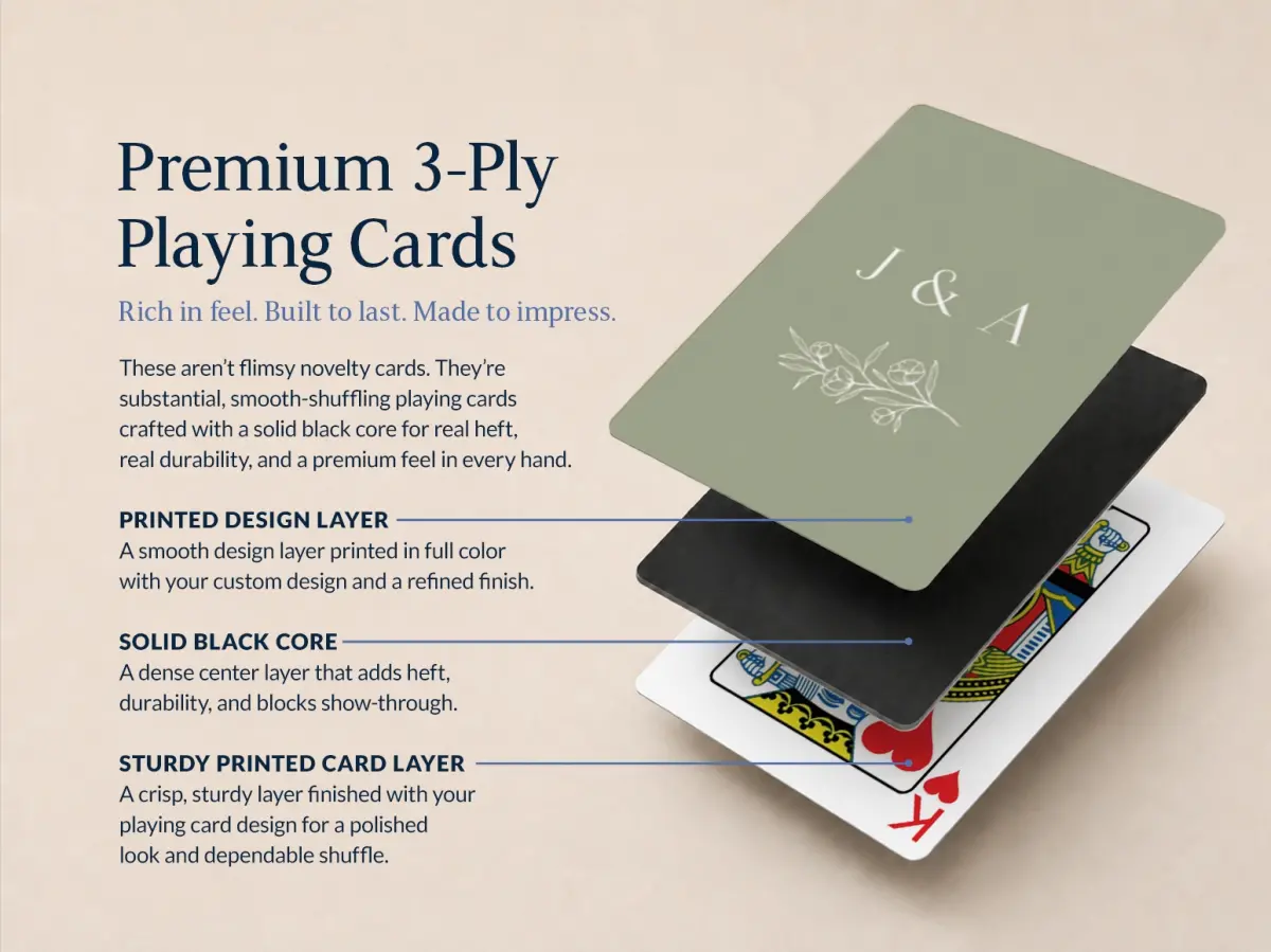 Wedding Playing Cards