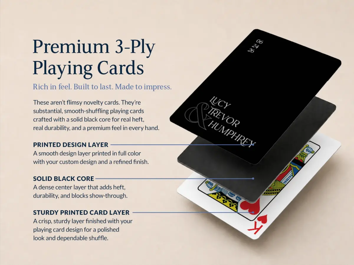 Wedding Playing Cards