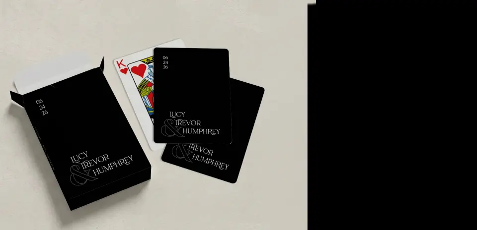 Wedding Playing Cards