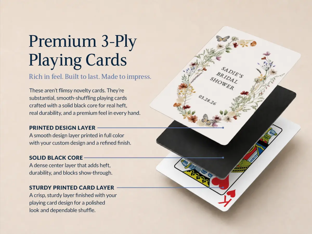 Wedding Playing Cards