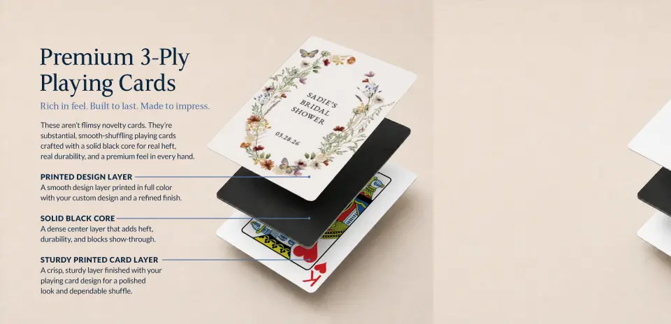 Wedding Playing Cards