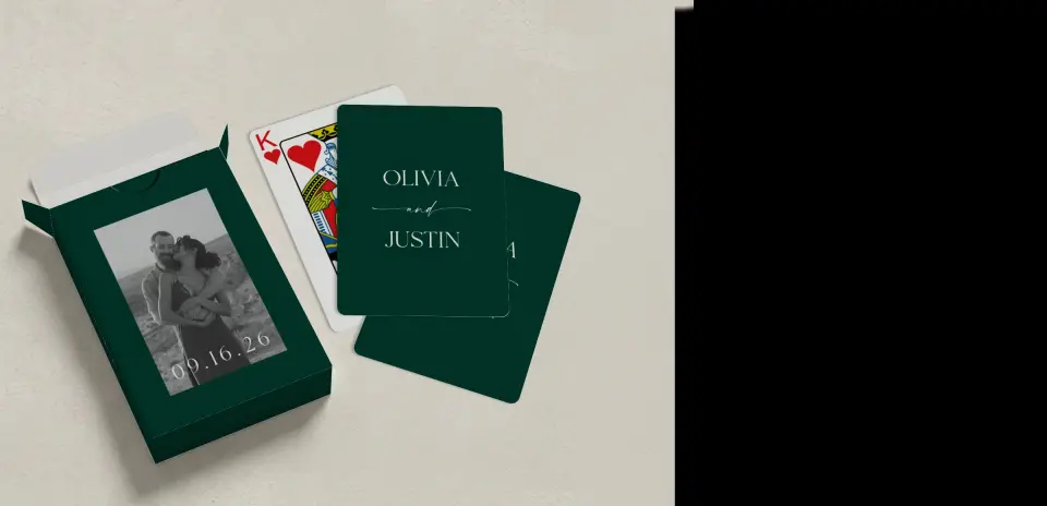 Wedding Playing Cards