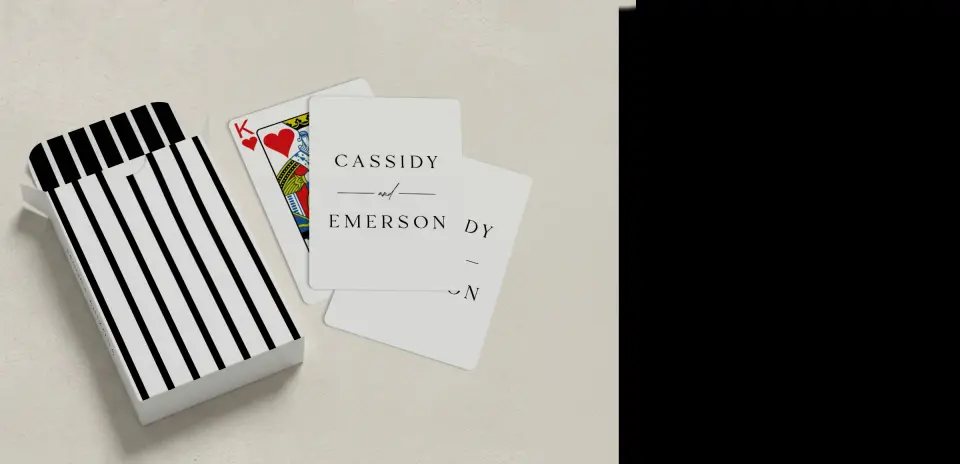Wedding Playing Cards