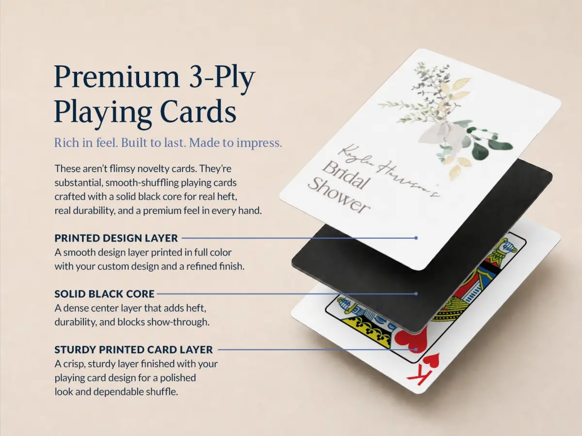 Wedding Playing Cards