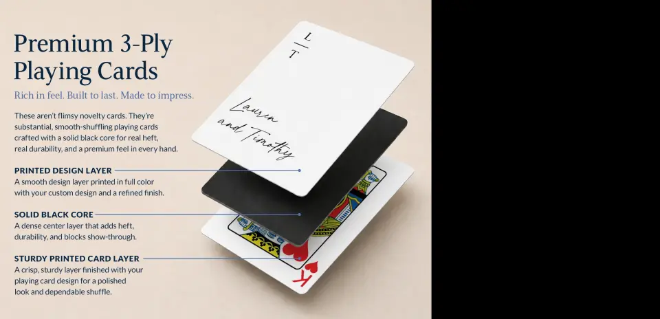 Wedding Playing Cards