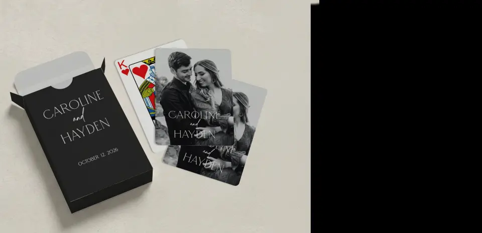 Wedding Playing Cards