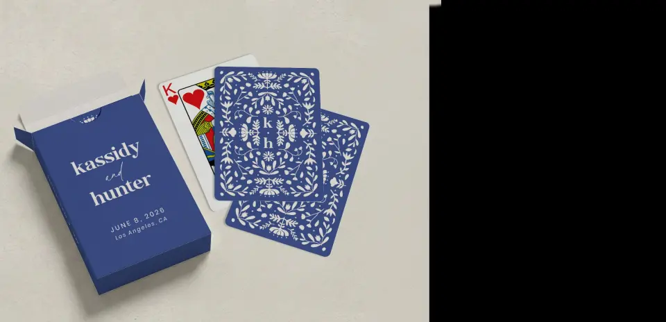Wedding Playing Cards
