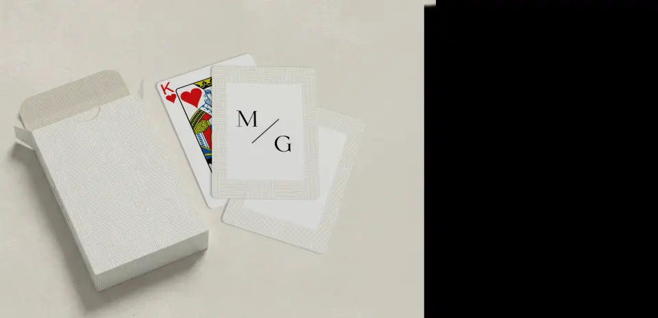 Wedding Playing Cards