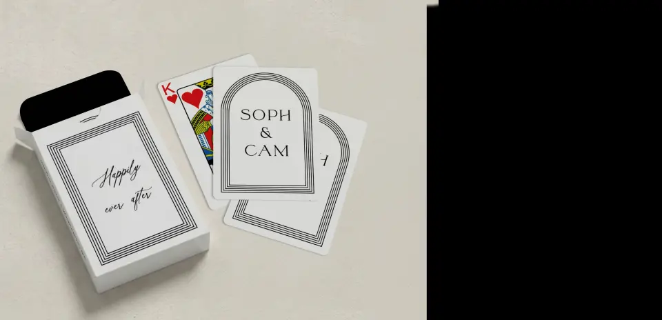 Wedding Playing Cards