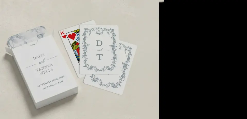 Wedding Playing Cards