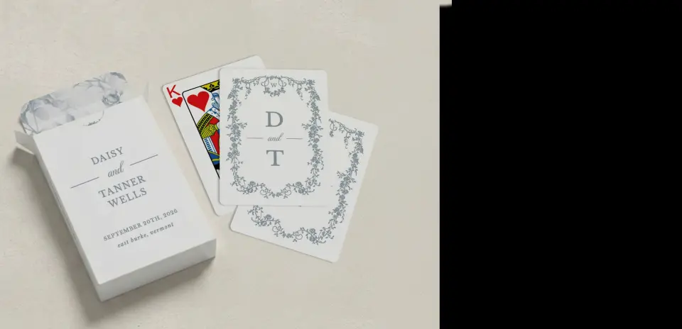 Wedding Playing Cards