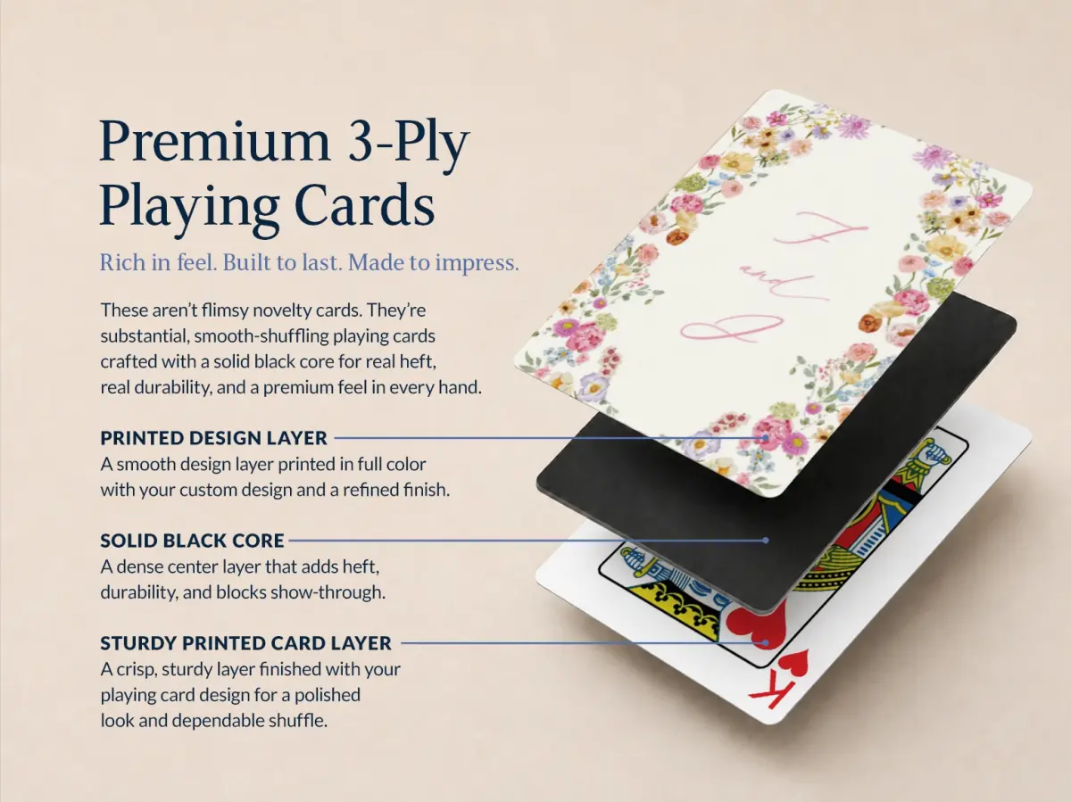 Wedding Playing Cards