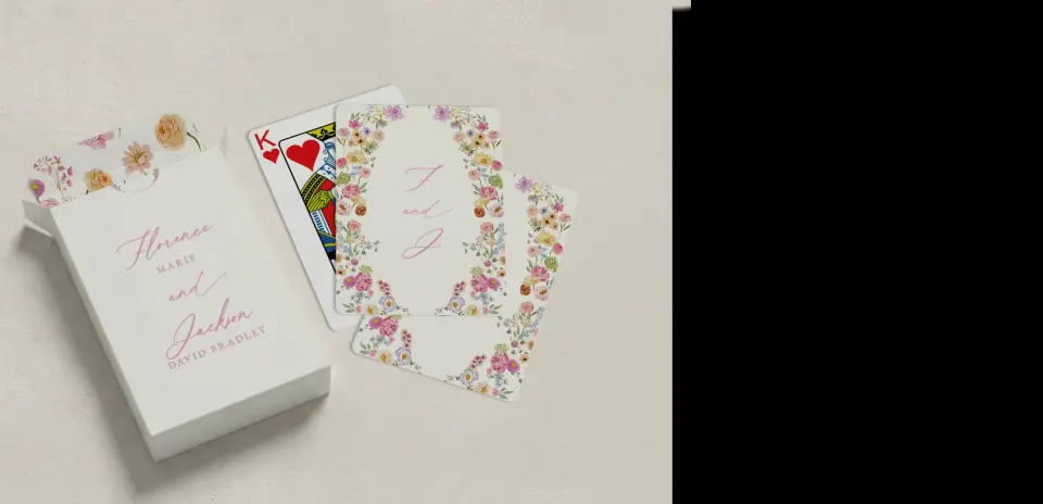 Wedding Playing Cards