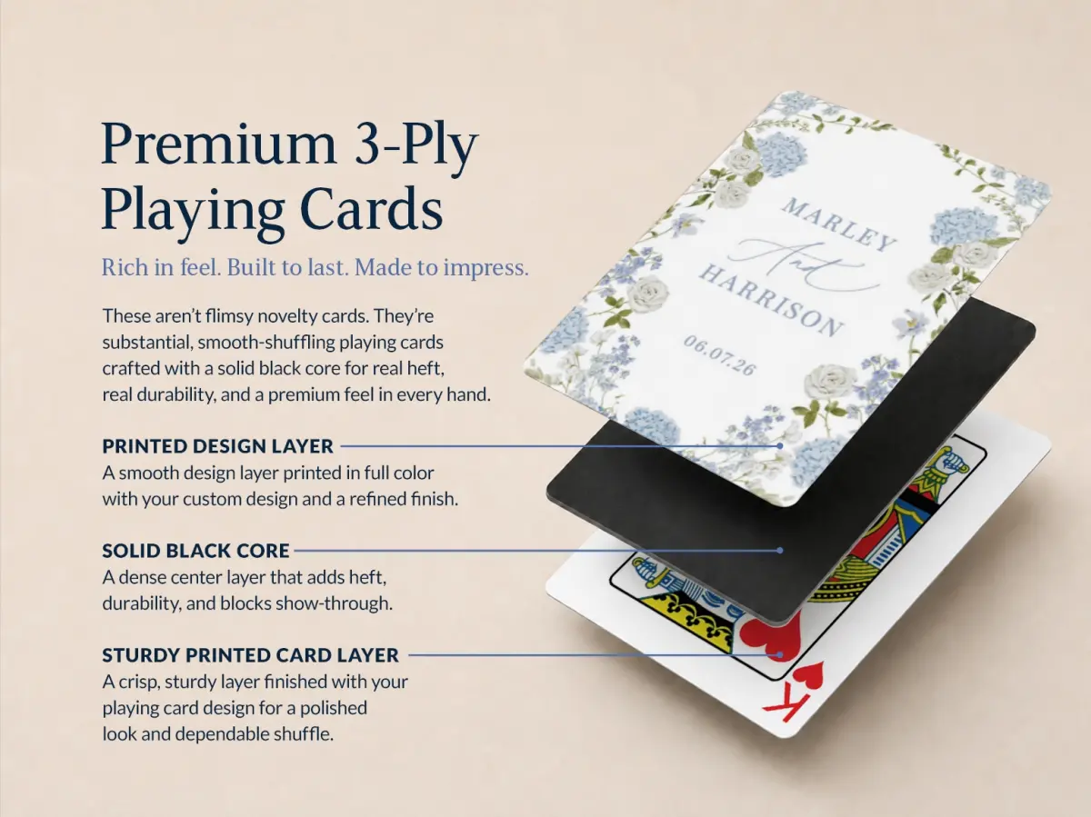 Wedding Playing Cards