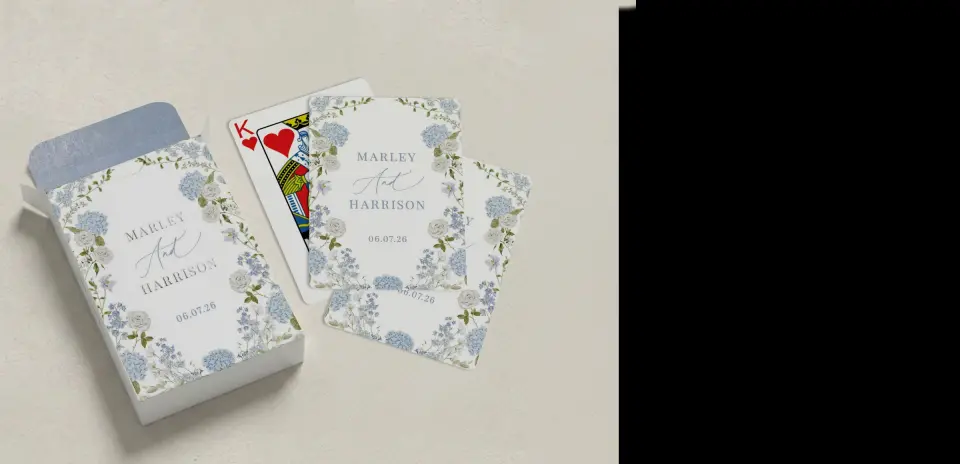 Wedding Playing Cards