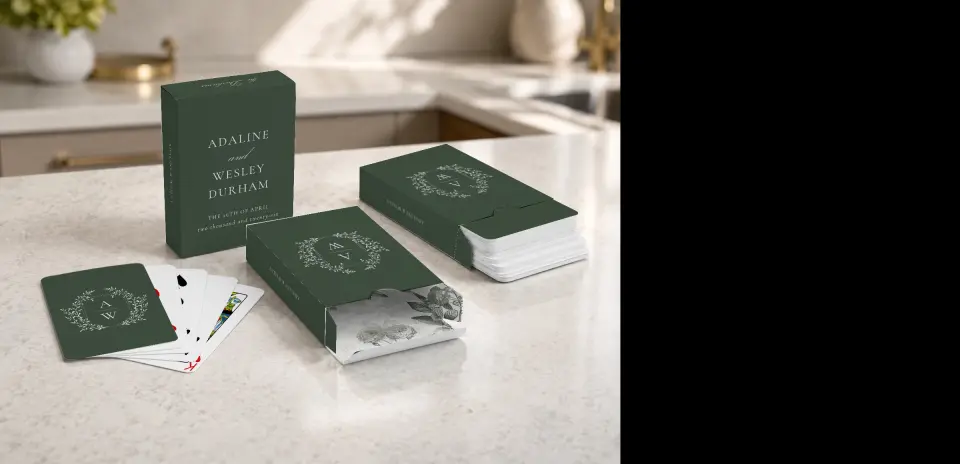 Wedding Playing Cards