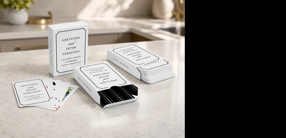 Wedding Playing Cards