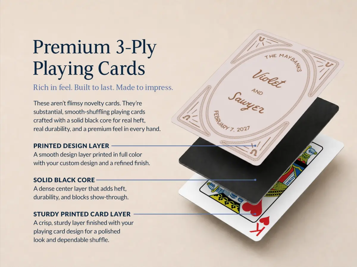Wedding Playing Cards