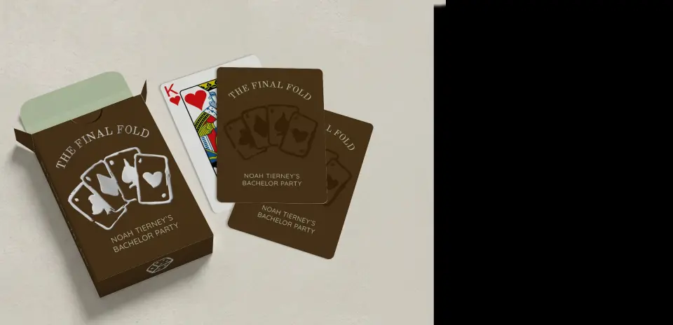 Wedding Playing Cards