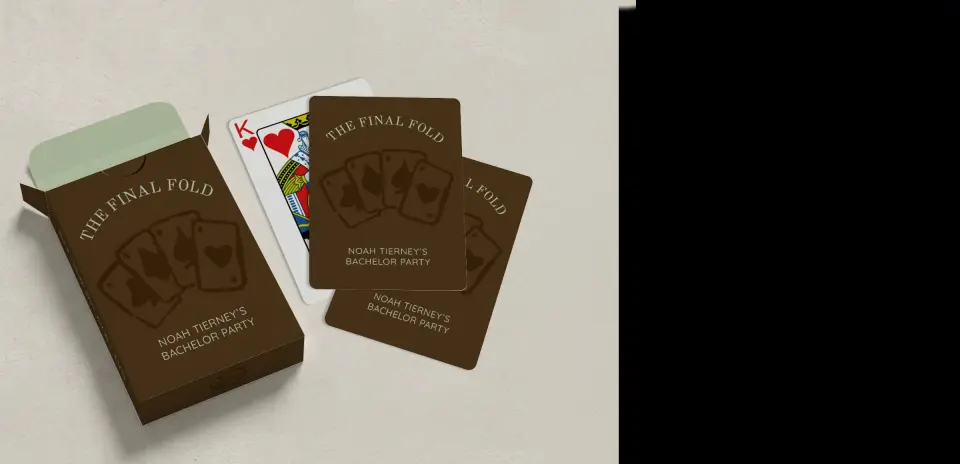 Wedding Playing Cards